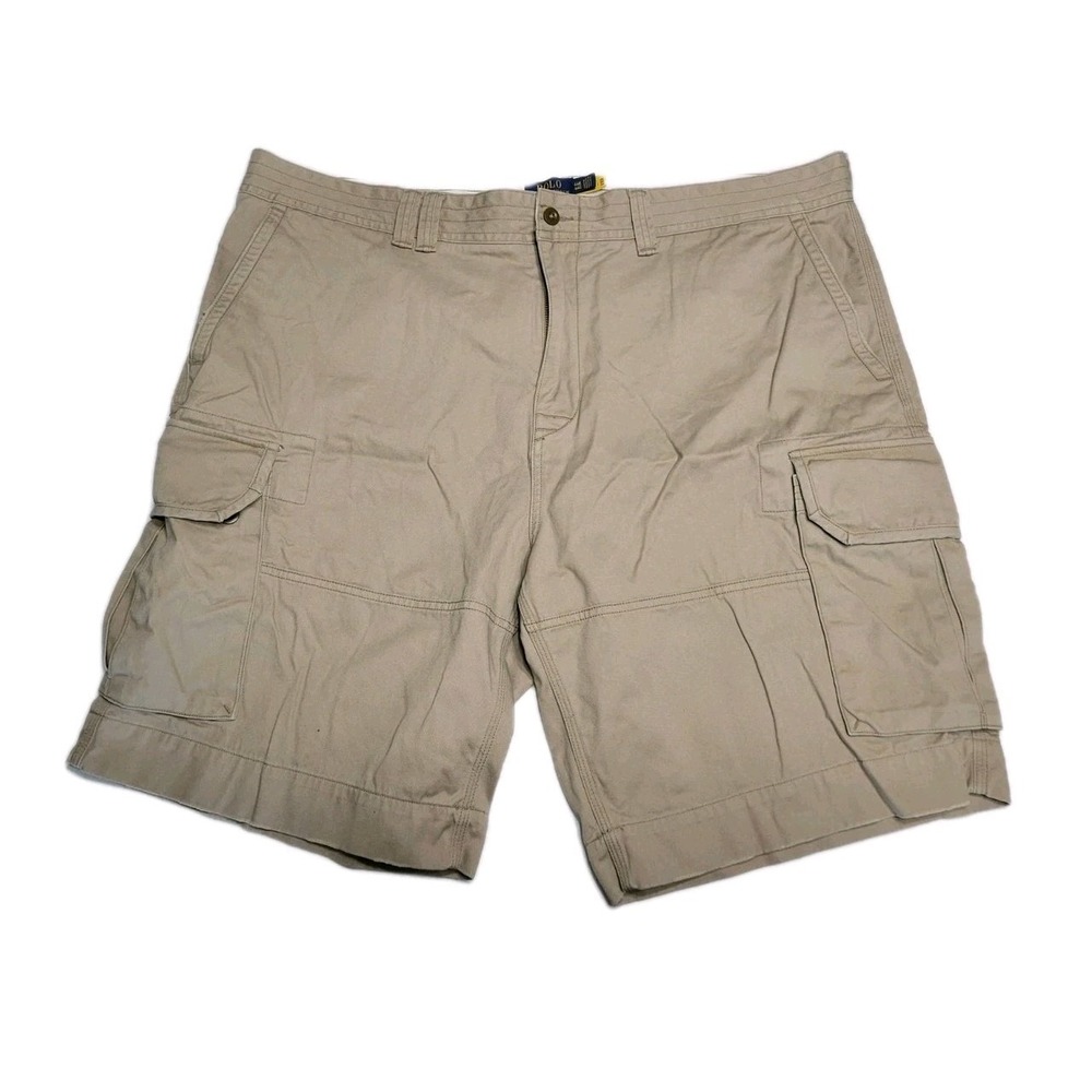 Polo Ralph Lauren Gellar Classic Fit Cargo Short Mens 44Big  Khaki 10 1/4 Inseam - Picture 3 of 10